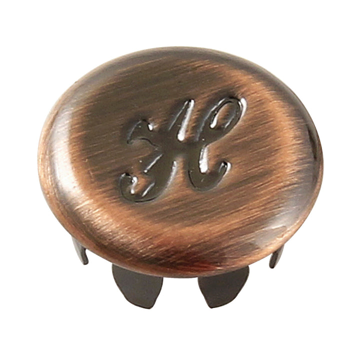Kingston KBHI606ALH Hot Handle Index Button, Antique Copper