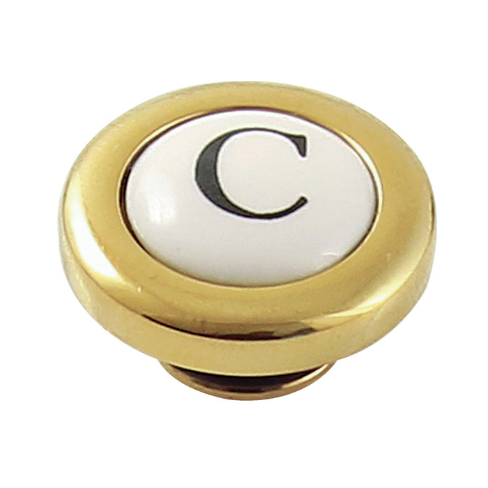 Kingston Kingston KBHI722PXC Cold Handle Index Button, Polished Brass
