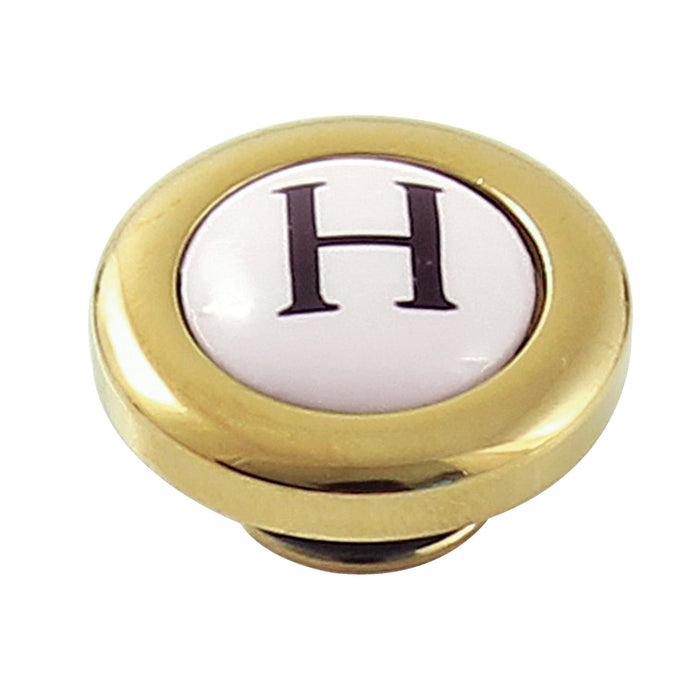 Kingston Kingston KBHI722PXH Hot Handle Index Button, Polished Brass