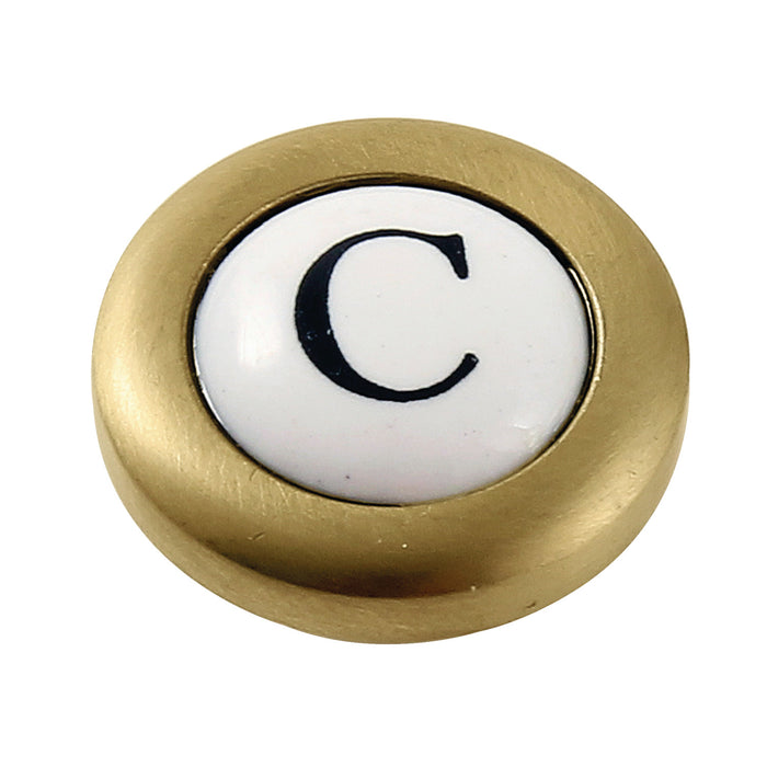 Kingston Kingston KBHI727PXSBC Cold Handle Index Button, Brushed Brass