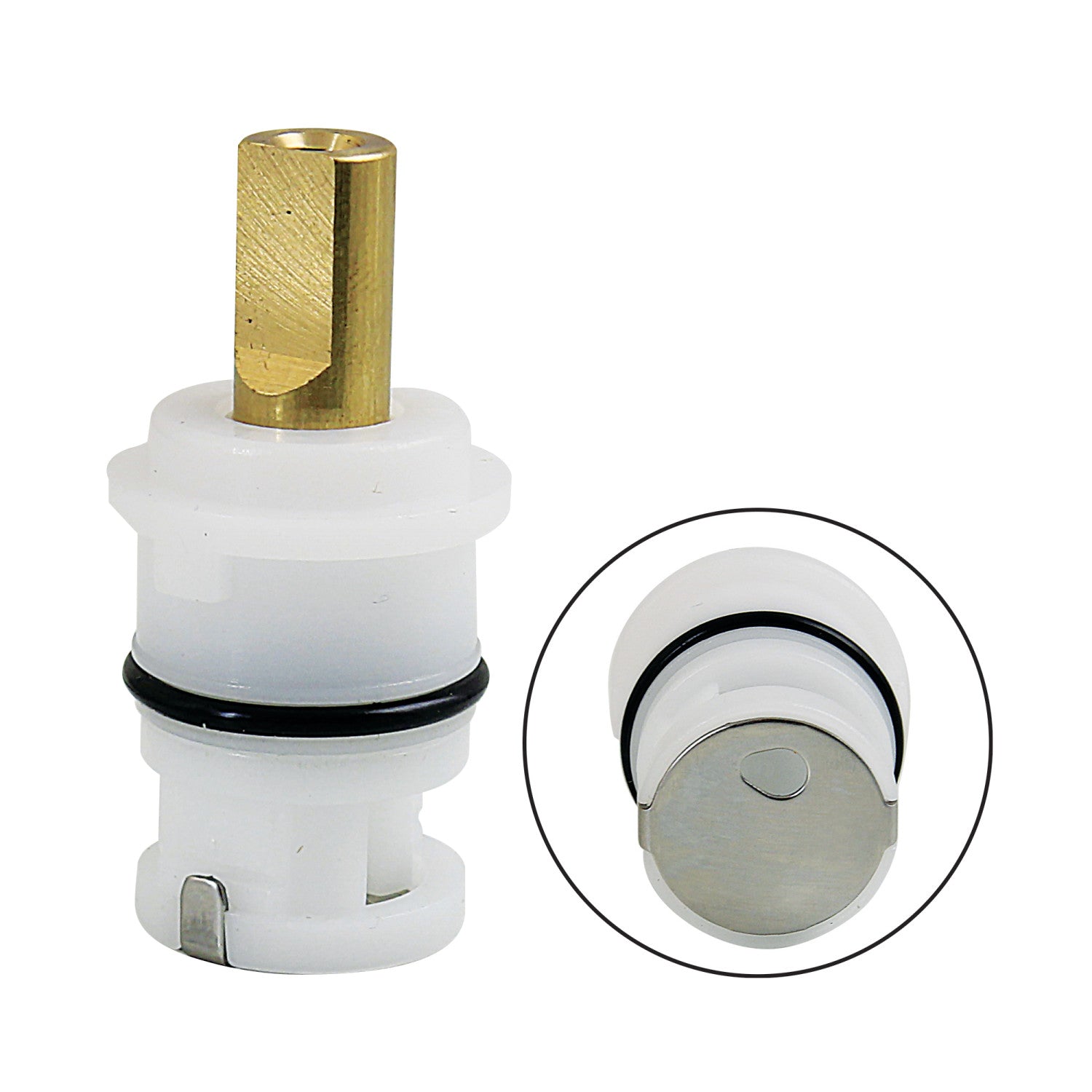カラフミ！KHS Kingston KBRP201CC Cold Washerless Cartridge, Raw | Kingston Brass