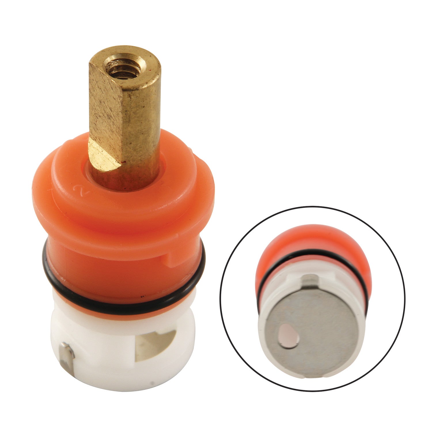 Kingston KBRP201HC Hot Washerless Cartridge, Raw | Kingston Brass