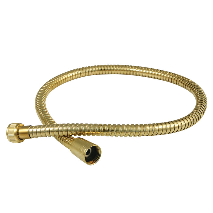 Gourmet Scape™ KBSPRHOSE302 30-Inch Stainless Steel Hose, Polished Brass