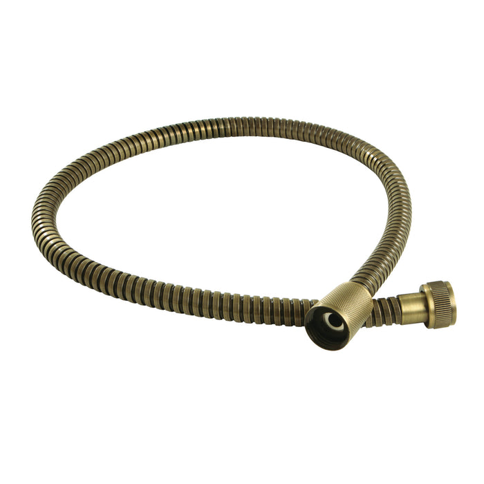 Kingston Gourmet Scape KBSPRHOSE303 30-Inch Stainless Steel Hose, Antique Brass