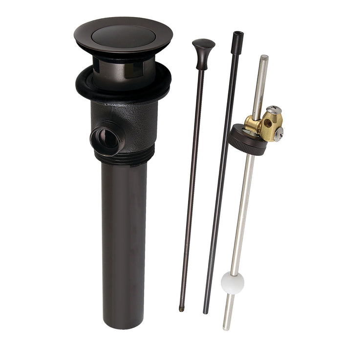 Kingston Made To Match KBT2125 Brass Pop-Up Bathroom Sink Drain with Overflow, 22 Gauge, Oil Rubbed Bronze