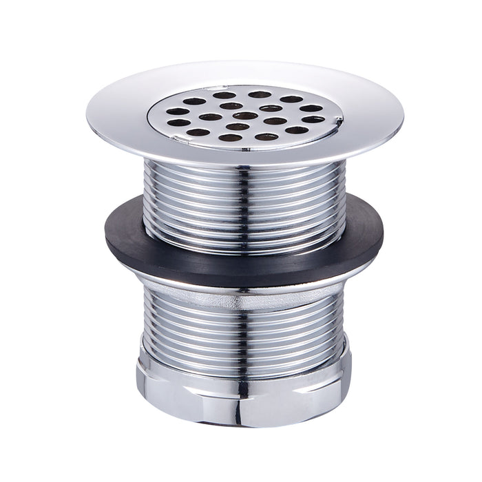 Kingston Tulare KBU1001 - Seattle 2-Inch Brass Grid Bar/Utility Sink Basket Strainer, Polished Chrome