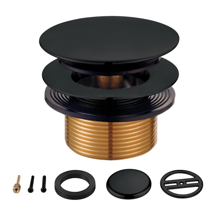 Kingston Sona KBU2000 - Eugene Toe Touch Tub Drain Conversion Kit, Matte Black