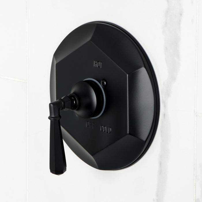 Kingston Tulare KBX4630HLTSO - Metropolitan Single-Handle Shower Faucet, Trim Only, Matte Black