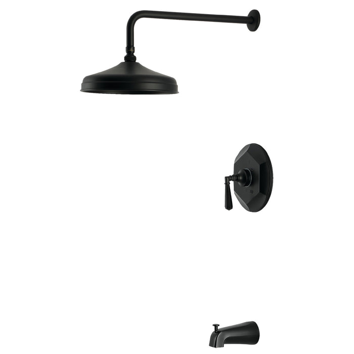 Kingston Metropolitan KBX4630HL Single-Handle Pressure Balanced Tub and Shower Faucet, Matte Black