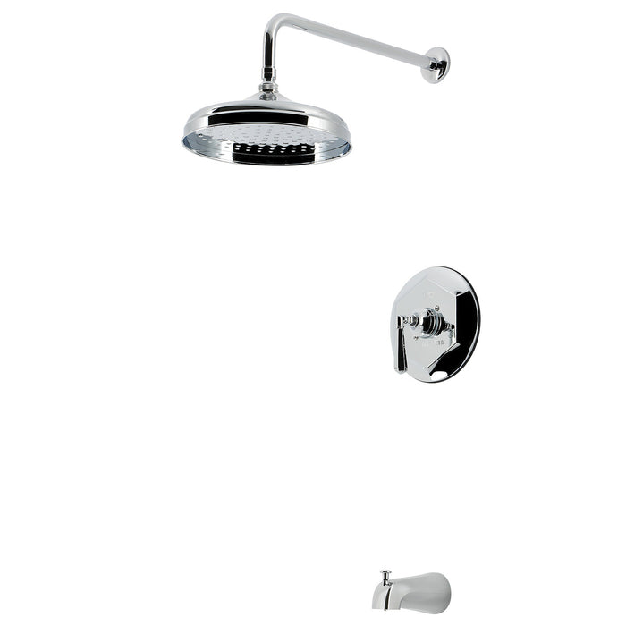 Kingston Metropolitan KBX4631HL Single-Handle Pressure Balanced Tub and Shower Faucet, Polished Chrome