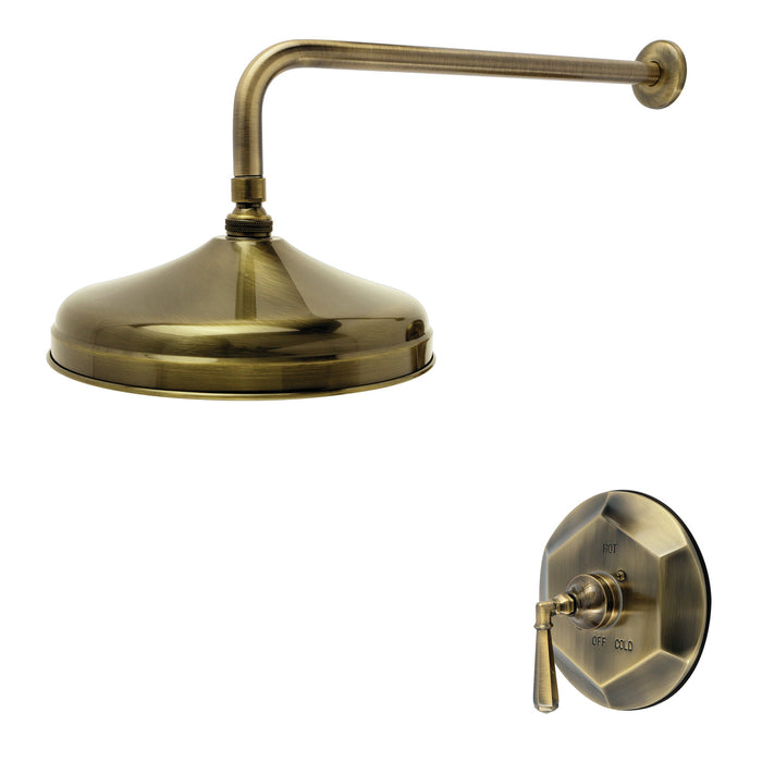 Kingston Tulare KBX4633HLTSO - Metropolitan Single-Handle Shower Faucet, Trim Only, Antique Brass