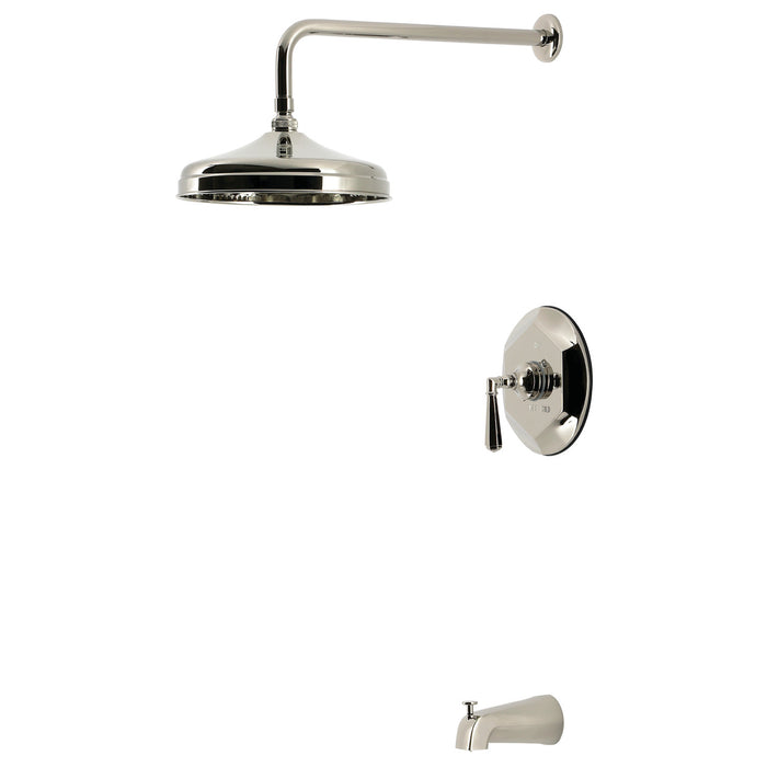 Kingston Metropolitan KBX4636HL Single-Handle Pressure Balanced Tub and Shower Faucet, Polished Nickel