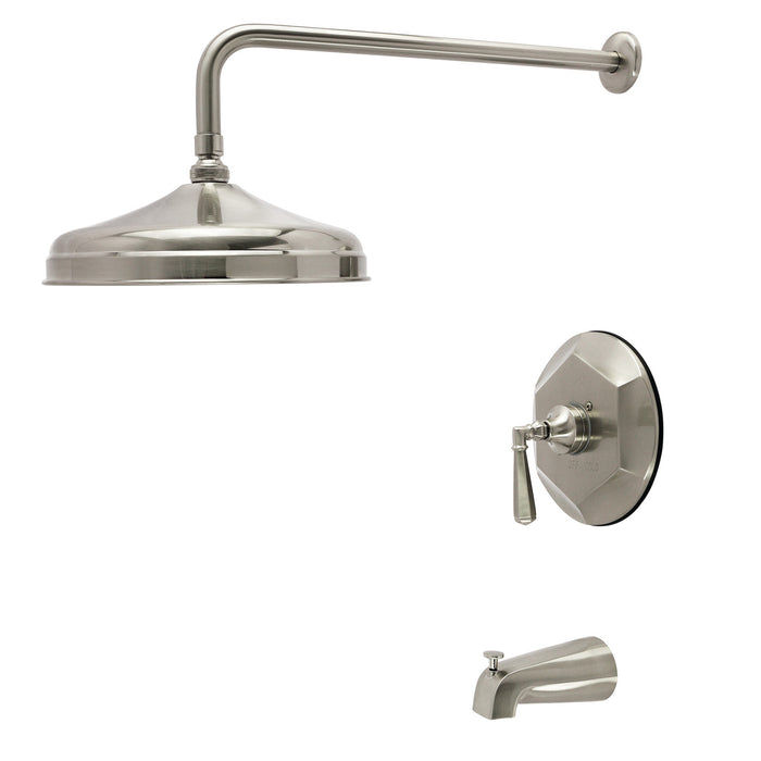 Kingston Tulare KBX4638HLT - Metropolitan Single-Handle Tub and Shower Faucet, Trim Only, Brushed Nickel