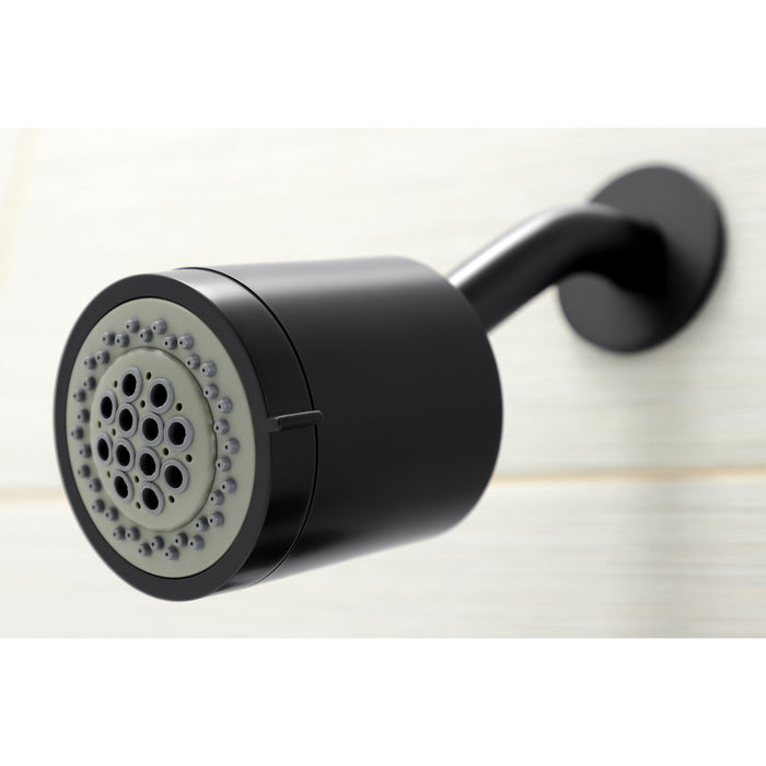 Kingston Sona KBX8130CML - Manhattan Triple-Handle Tub and Shower Faucet, Matte Black