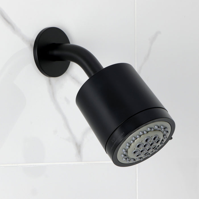 Kingston Verona KBX8130KPS Triple-Handle Tub and Shower Faucet, Matte Black
