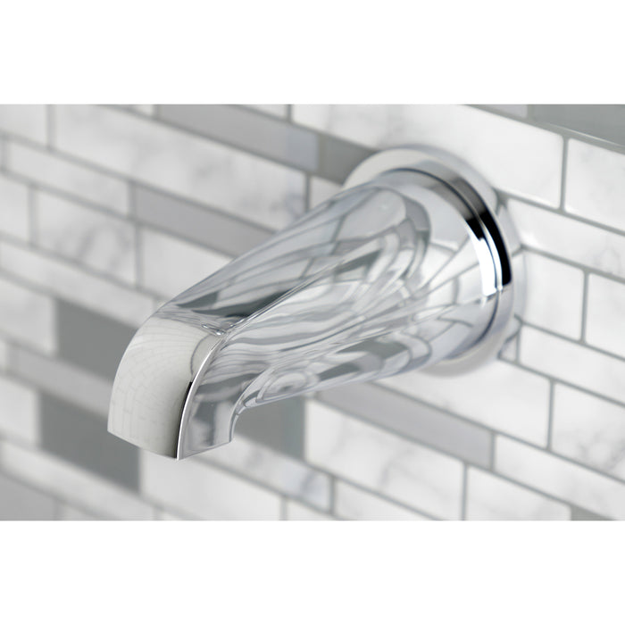 Kingston Tulare KBX8131BX - Metropolitan Triple-Handle Tub and Shower Faucet, Polished Chrome