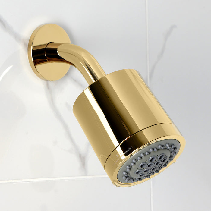 Kingston Verona KBX8132KPS Triple-Handle Tub and Shower Faucet, Polished Brass