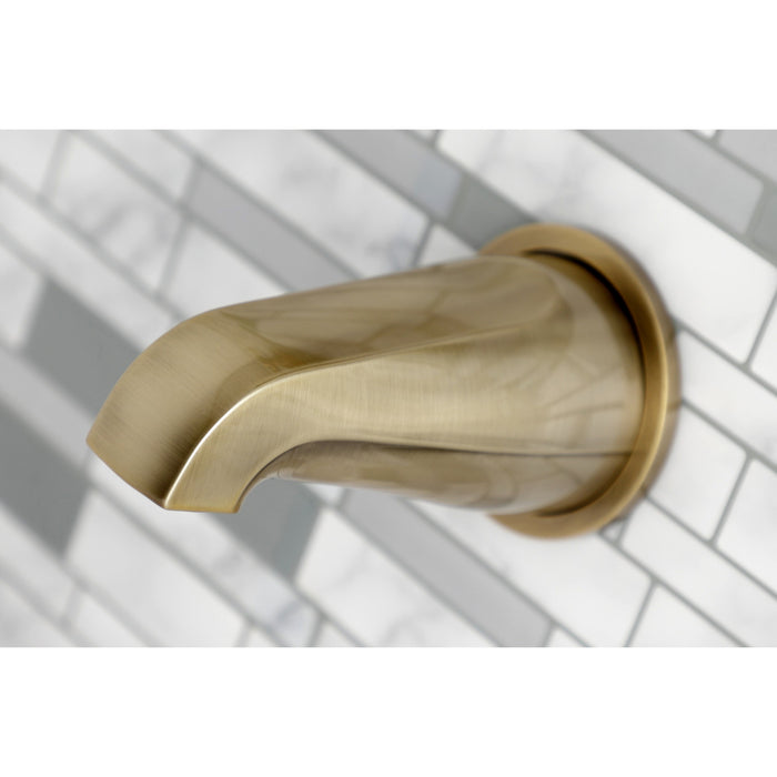 Kingston Tulare KBX8133BX - Metropolitan Triple-Handle Tub and Shower Faucet, Antique Brass