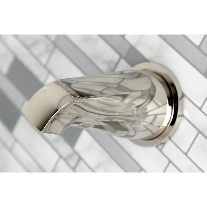 Kingston Tulare KBX8136BX - Metropolitan Triple-Handle Tub and Shower Faucet, Polished Nickel