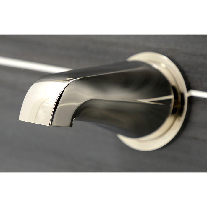 Kingston Sona KBX8136CML - Manhattan Triple-Handle Tub and Shower Faucet, Polished Nickel