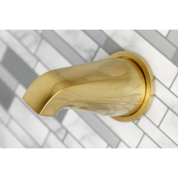 Kingston Tulare KBX8137BX - Metropolitan Triple-Handle Tub and Shower Faucet, Brushed Brass