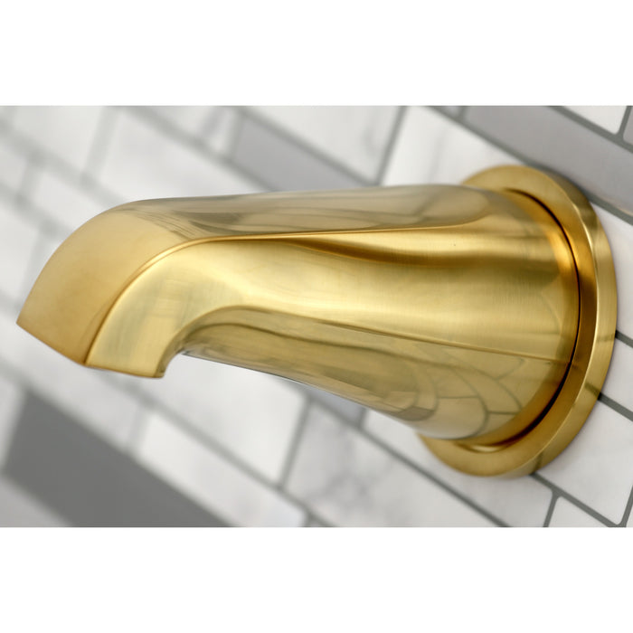 Kingston Tulare KBX8137EFL - Centurion Triple-Handle Tub and Shower Faucet, Brushed Brass