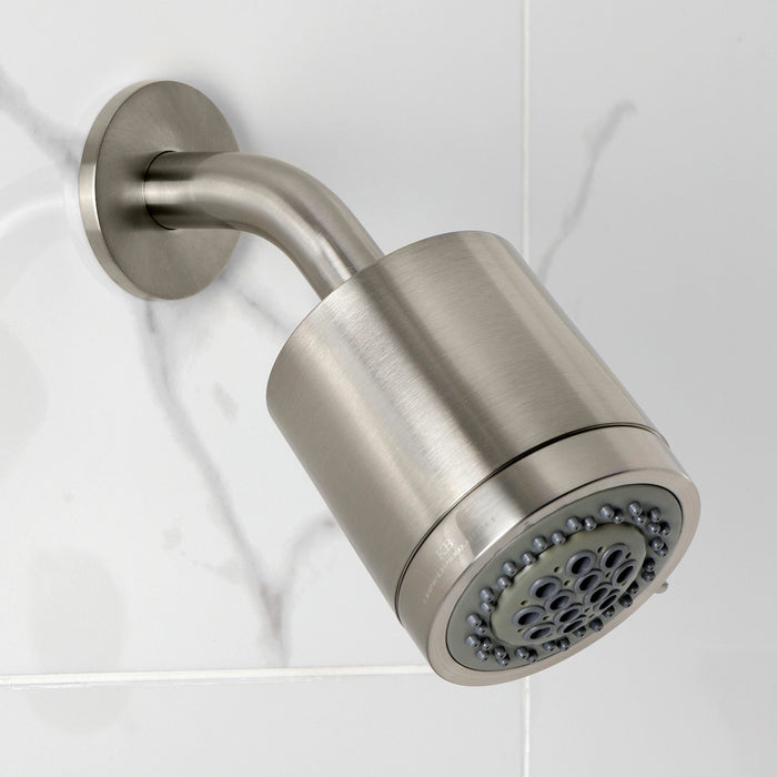 Kingston Verona KBX8138KPS Triple-Handle Tub and Shower Faucet, Brushed Nickel