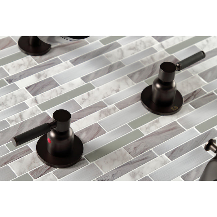 Kingston Sona KBX8145DKL - Kaiser Double-Handle Tub and Shower Faucet, Oil Rubbed Bronze