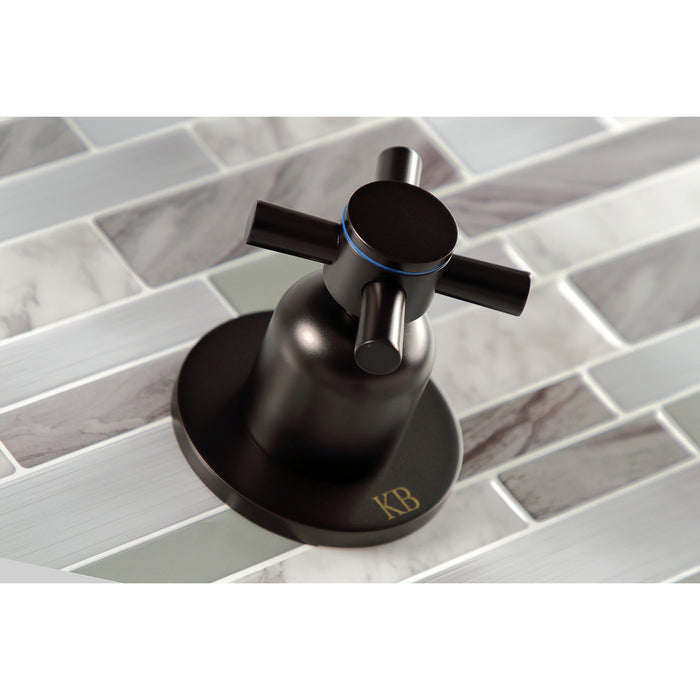 Kingston Sona KBX8145DX - Concord Double-Handle Tub and Shower Faucet, Oil Rubbed Bronze