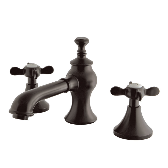 Essex KC7065BEX Two-Handle 3-Hole Deck Mount Widespread Bathroom Faucet with Brass Pop-Up, Oil Rubbed Bronze