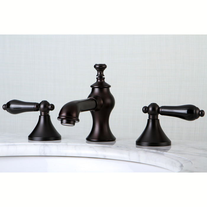Duchess KC7065PKL Two-Handle 3-Hole Deck Mount Widespread Bathroom Faucet with Brass Pop-Up, Oil Rubbed Bronze