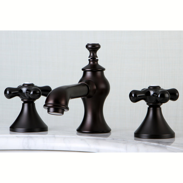 Duchess KC7065PKX Two-Handle 3-Hole Deck Mount Widespread Bathroom Faucet with Brass Pop-Up, Oil Rubbed Bronze