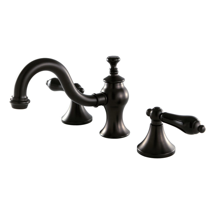 Duchess KC7165PKL Two-Handle 3-Hole Deck Mount Widespread Bathroom Faucet with Brass Pop-Up, Oil Rubbed Bronze