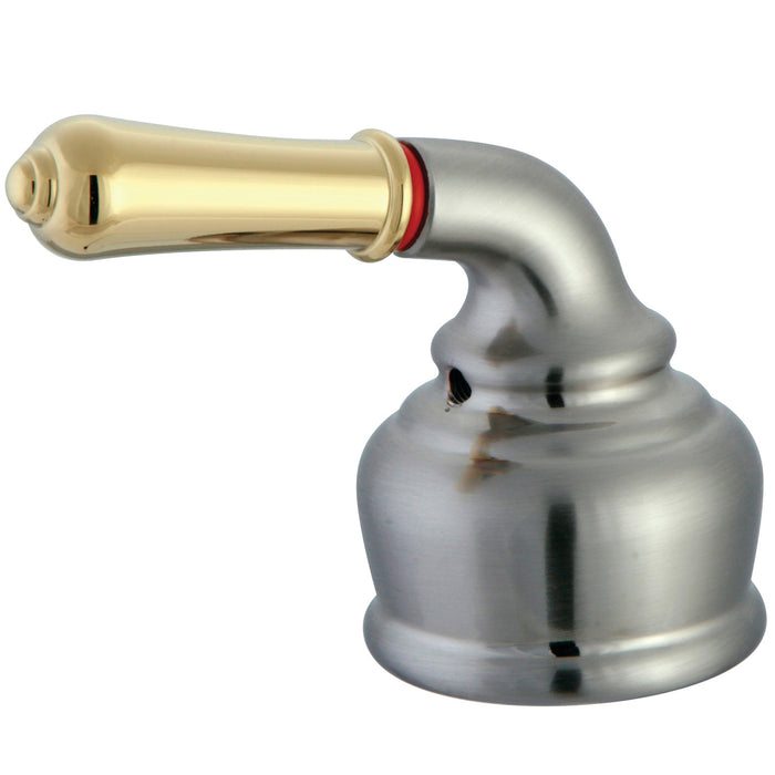 Kingston KCH369H Metal Lever Handle (Hot Side), Brushed Nickel/Polished Brass