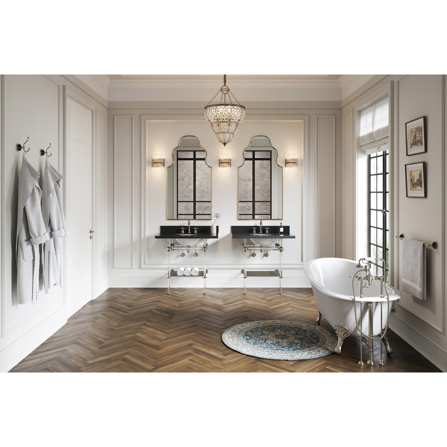 Kingston Brass Vintage Claw Foot 1-1/2 In. O.D. Brass Lift And Turn Leg Tub Drain In Matte Black Hcc2080