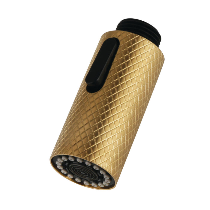 Kingston Convergent KDH8717 Pull-Down Kitchen Faucet Sprayer, Brushed Brass