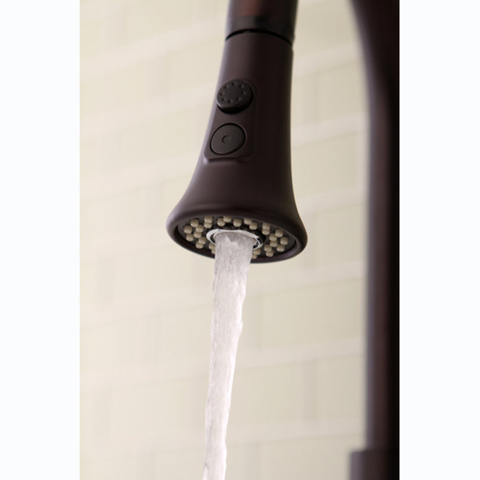 Kingston Made To Match KDH8725 2-Function Pull-Down Kitchen Faucet Sprayer, Oil Rubbed Bronze