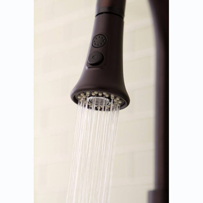 Kingston Made To Match KDH8725 2-Function Pull-Down Kitchen Faucet Sprayer, Oil Rubbed Bronze