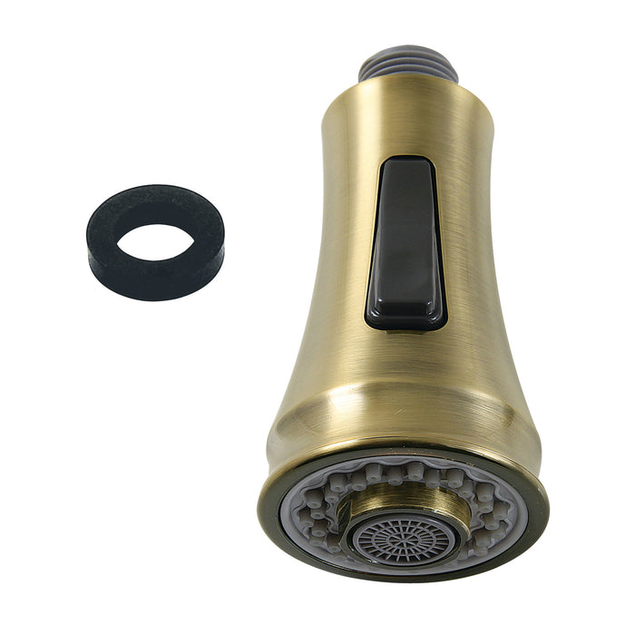 Kingston Made To Match KDH8813 2-Function Pull-Down Kitchen Faucet Sprayer, Antique Brass
