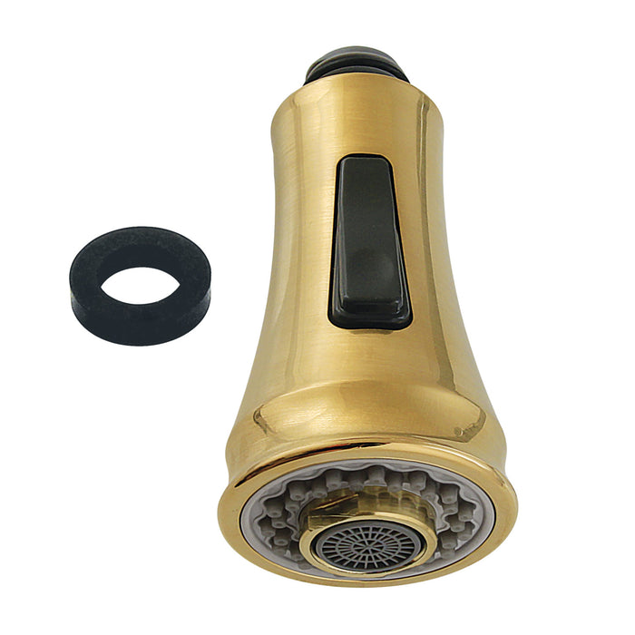 Kingston Made To Match KDH8817 2-Function Pull-Down Kitchen Faucet Sprayer, Brushed Brass