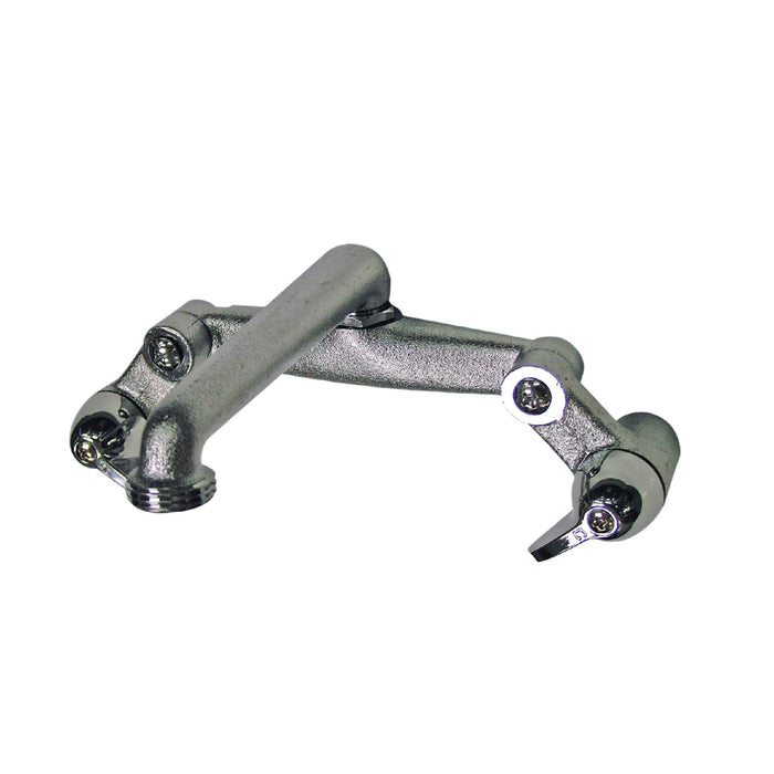 Kingston KF202 Double-Handle 2-Hole Wall Mount Laundry Faucet, Polished Chrome