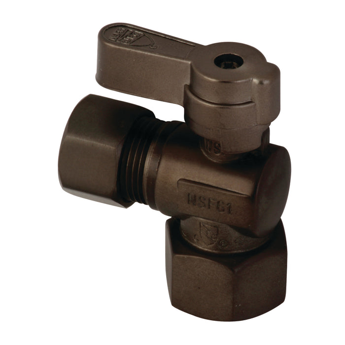 KF4440ORB 1/2-Inch FIP x 1/2-Inch OD Comp Quarter-Turn Angle Stop Valve, Oil Rubbed Bronze