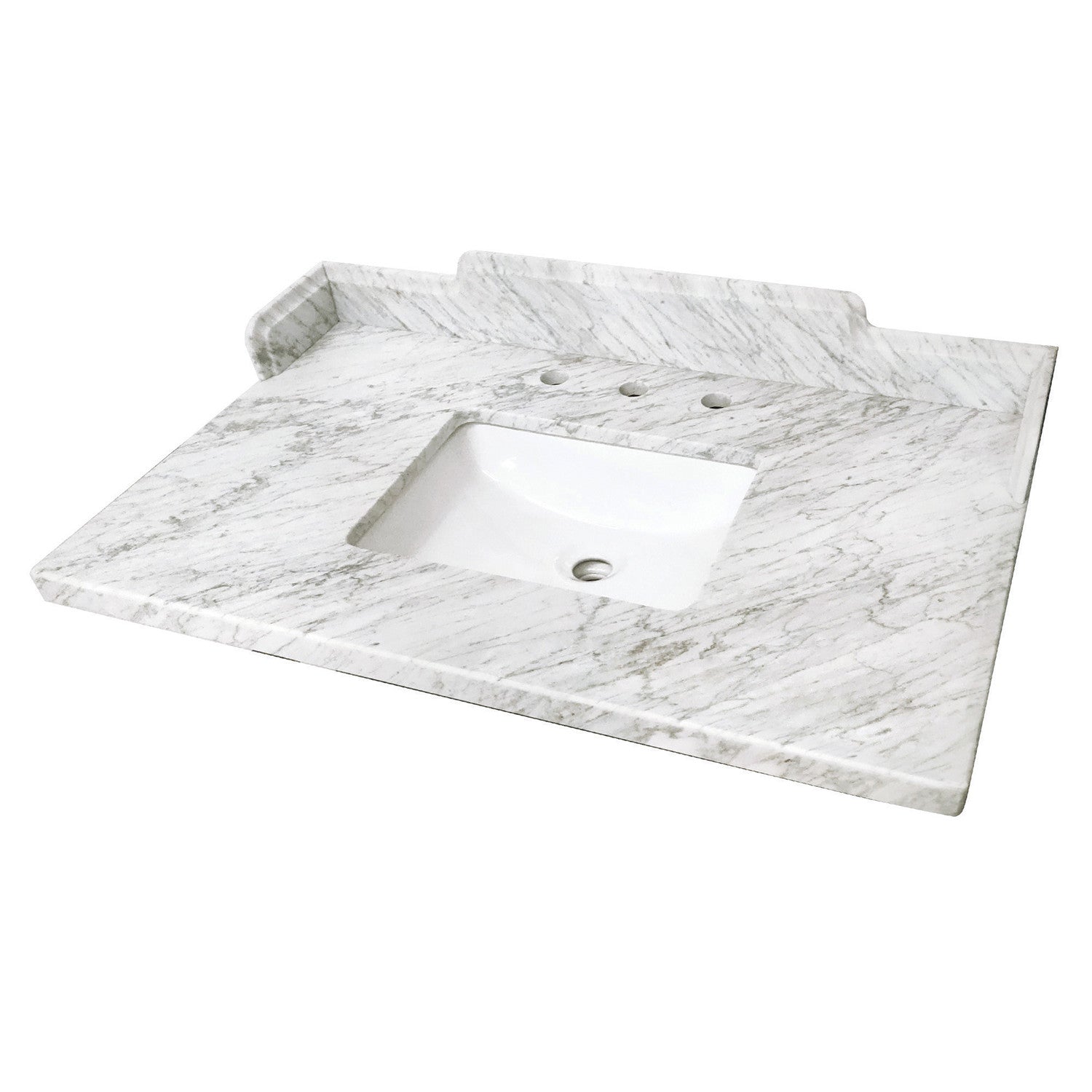 Kingston Heirloom KMS3622M38SQ - Pemberton 36-Inch Carrara Marble
