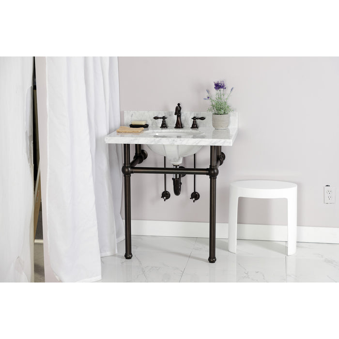 Gourmet Scape KPK205 Traditional Plumbing Sink Trim Kit with P-Trap, Oil Rubbed Bronze