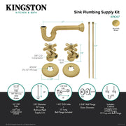 KINGSTON Brass Gourmet Scape KPK207 Traditional Plumbing Sink Trim