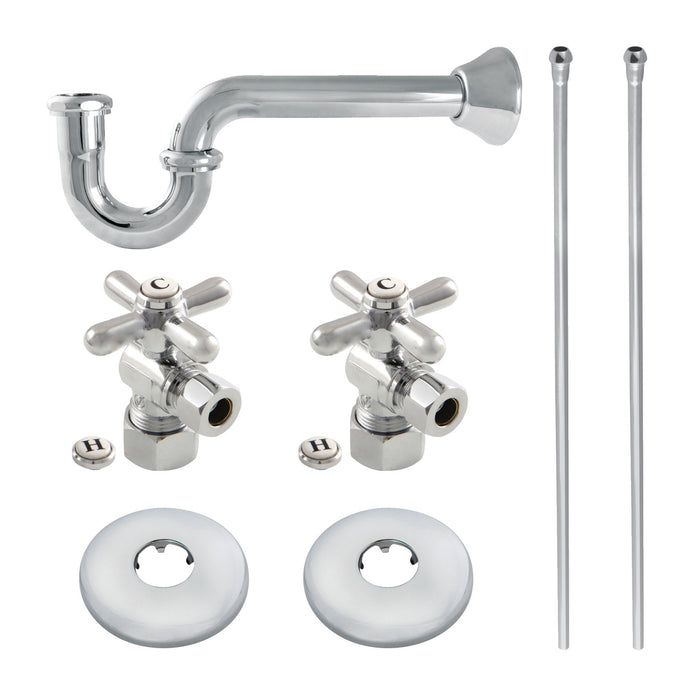 Kingston Heirloom KPK301 - Trimscape Traditional Plumbing Supply Kit Combo, Polished Chrome
