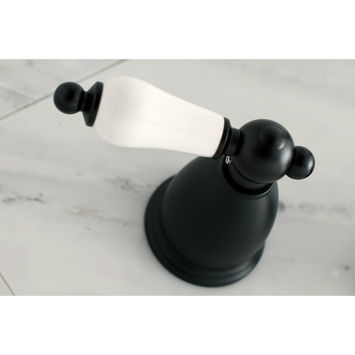 Kingston Heirloom KS1025PL - Heritage Two-Handle 3-Hole Wall Mount Tub Faucet, Oil Rubbed Bronze