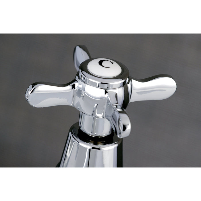 Essex KS1101BEX Two-Handle Deck Mount Basin Tap Faucet, Polished Chrome