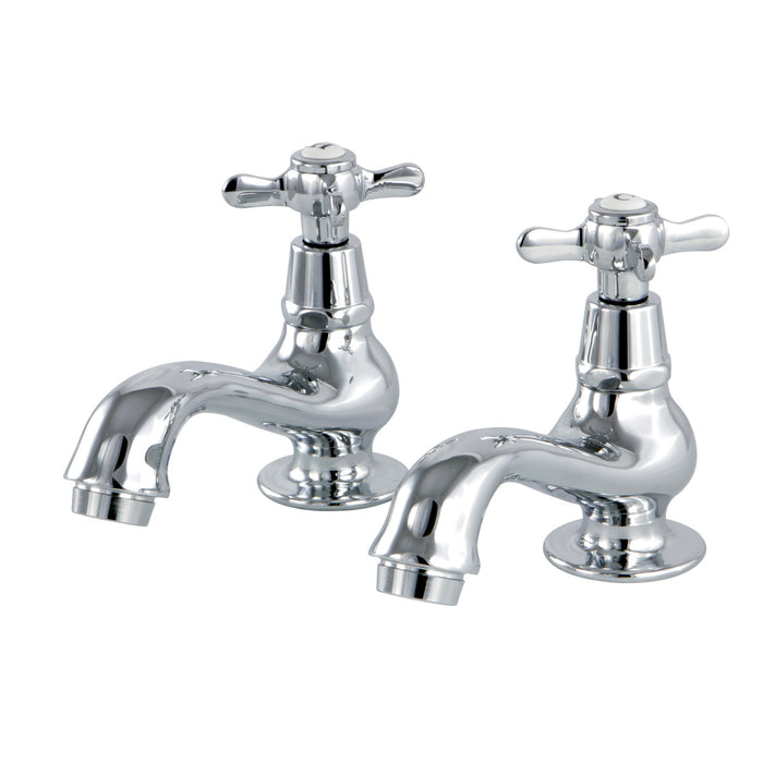 Essex KS1101BEX Two-Handle Deck Mount Basin Tap Faucet, Polished Chrome