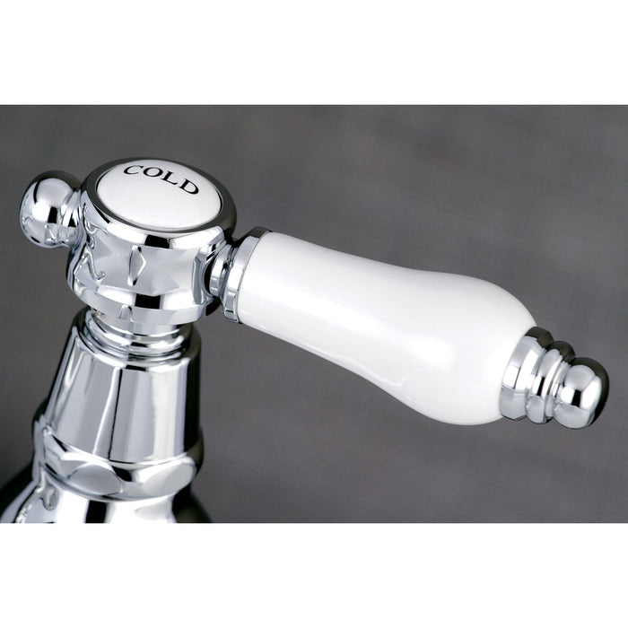 Kingston Heirloom KS1101BPL - Bel-Air Two-Handle Deck Mount Basin Tap Faucet, Polished Chrome